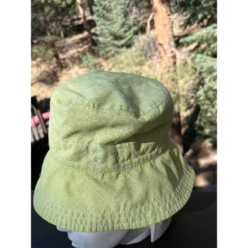 prAna  Reversible Sun Bucket Yellow Green Hat