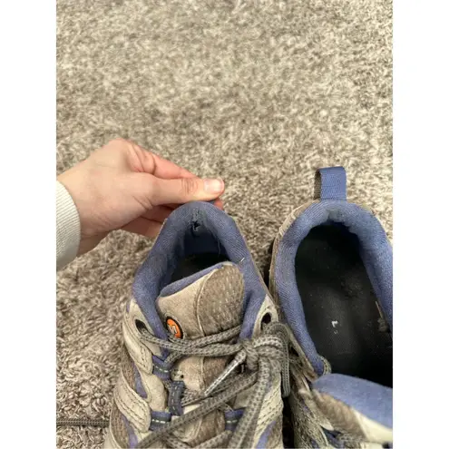 Merrell Women’s 8 Moab 3 Vent Hiking Shoes Aluminum Marlin Tan Brown Gorpcore