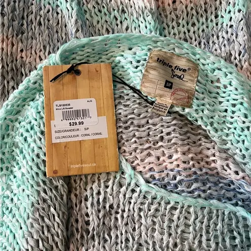 Triple Five Soul Pastel Sweater. Oversized/ Baggy