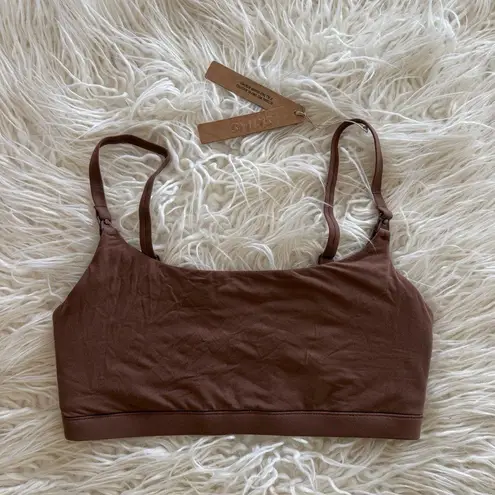 SKIMS Fits Everybody Maternity Pumping Scoop Bralette Jasper Size Small