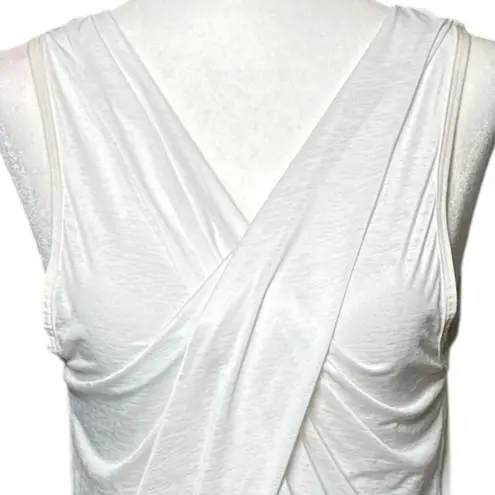 NEW Lululemon Womens Size 4 Whithr Crossover Tank Top Summer Beach Style Stretch White