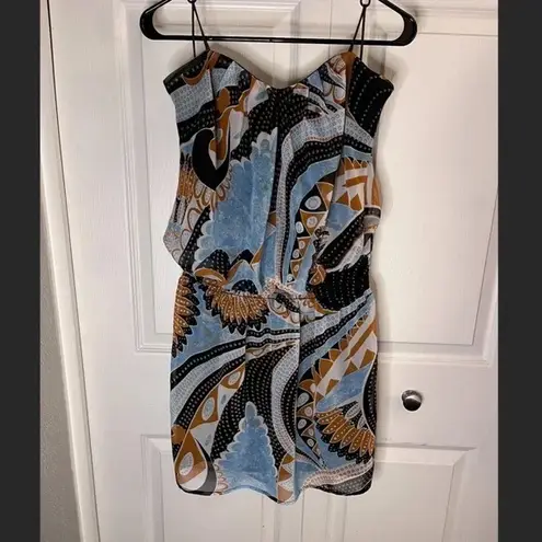 Mystic Strapless Mini Dress L