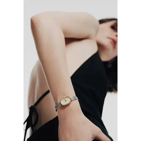 Breda Jane Tethered Watch in Silver & Gold One Size New with Box Womens