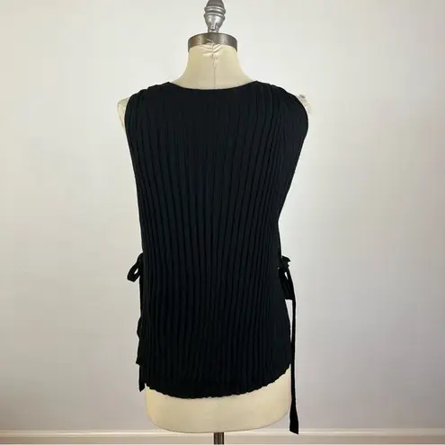 Helmut Lang  Double Layer Side Tie Wool Tank Top