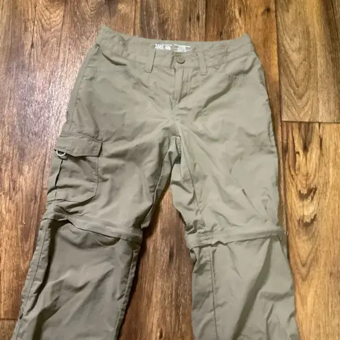 Mountain Hardwear  Convertible Hiking Pants Zip Off Womens Size 4 Tall