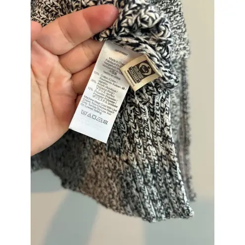 Madewell NWT  Wide Rib Turtleneck Sweater In Marled Cookies And Cream Size XS