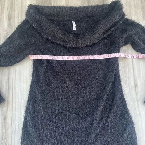 Xhilaration  XXL Plus Size Black Body Con Furry Dress