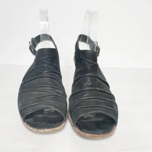 Paul Green  Rival Black Suede Slingback Sandals Size 7.5 Women’s