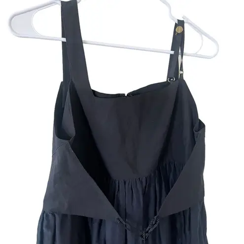 Proenza Schouler Black Cotton Silk Mini Dress