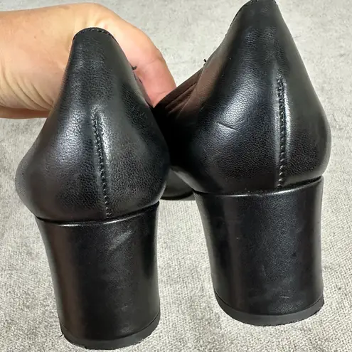 Paul Green Yvette Black Leather Heel Size 6.5
