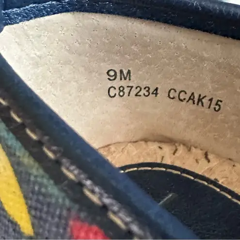 BOC Born Concept 9M Tropical Canvas Espadrille Slip On Shoes Flats. Blue/Multi Blue Size 9