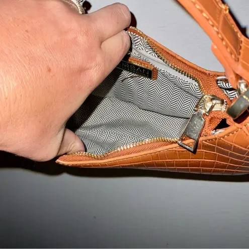 Urban Expression Urban Expressions Leyla Croco Embossed Crossbody Bag