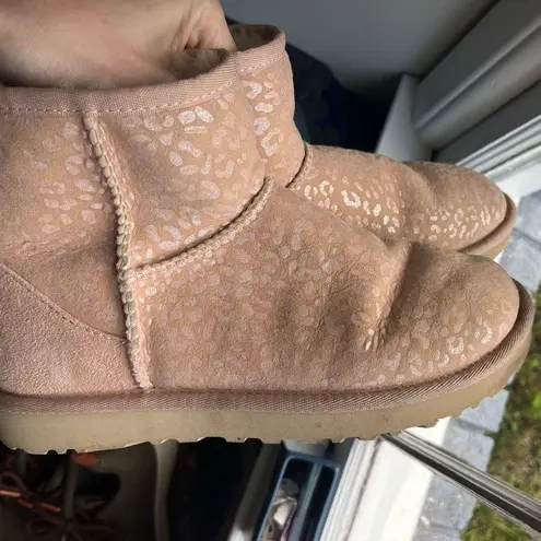 UGG  Mini Boot Pink Leopard Cheetah