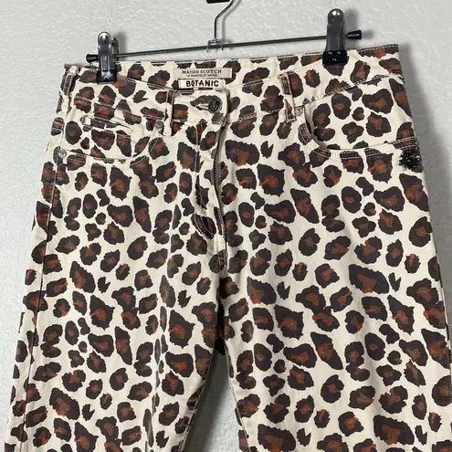 Scotch & Soda animal print low rise jeans