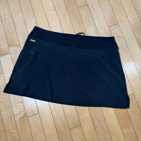Lole  Black Tennis Athletic Skirt Skort Pickleball Athleisure Size Large