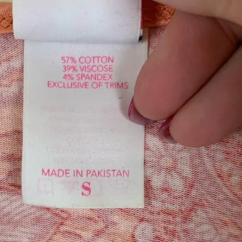 Isaac Mizrahi Small Peach Paisley Sundress