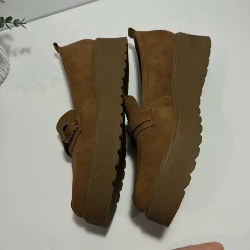 New SOUL Naturalizer Womens Joyla TanFaux Leather‎ Slip On Loafers Shoes Size 10 Tan