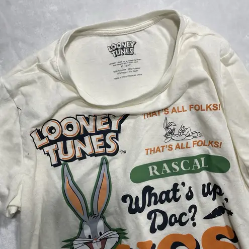 Looney Tunes XL Juniors Cartoon Graphic Tee Shirt That’s All Folks