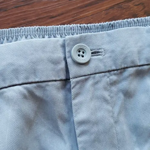 Vuori Women's Coastline Pant in Mallorca Gray Blue Chic Feminine High Waist S