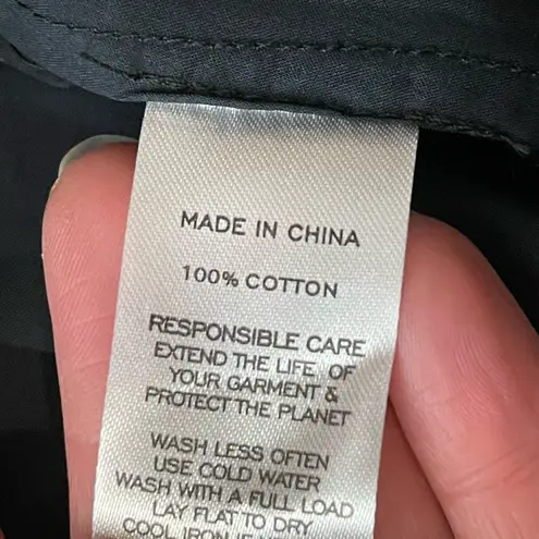 Hill House The Ophelia Nap Dress Size XXL Black Minimalist Midi Casual Cotton