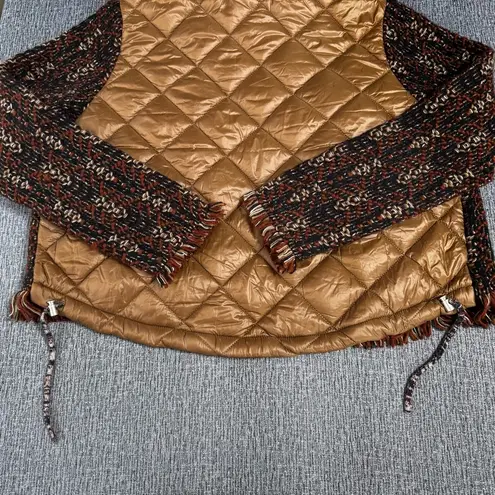 Aldo Martins Women’s Thun Fringe Knit Bomber Jacket Size M