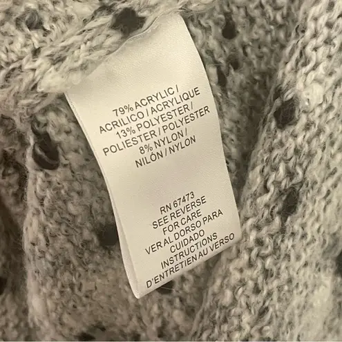 Melonie T Medium Womens Long Sleeve Sweater Dress Gray