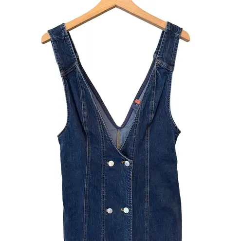 Pilcro by Anthropologie Denim Vest Midi Dress Size US/10