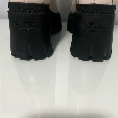 Coach  Cream and Black Ankle Booties - Image 6