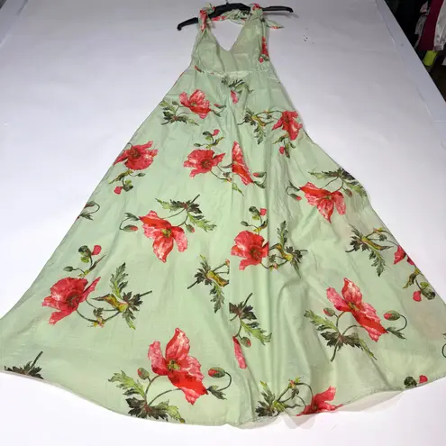 LK Bennett Kristen Pistachio Poppy Print
Cotton