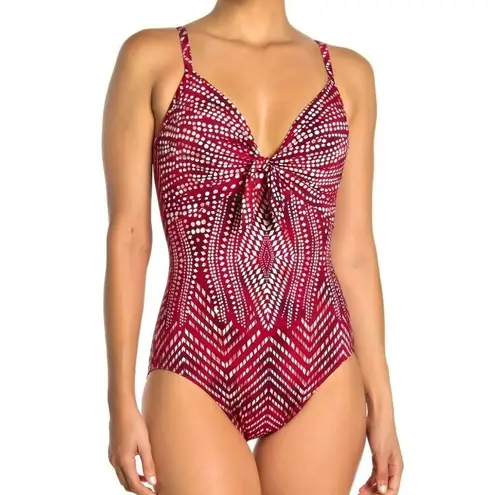 MiracleSuit New. Babylon red/wine one piece. Size 8. Retails $186