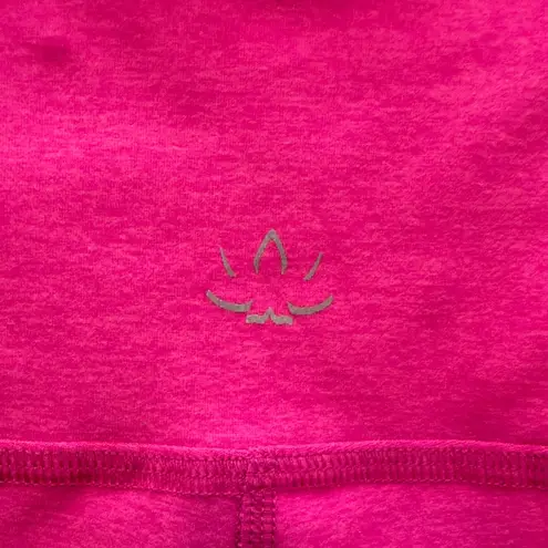 Beyond Yoga Spacedye Caught in the Midi Vivid Pink Heather Leggings Size 2X