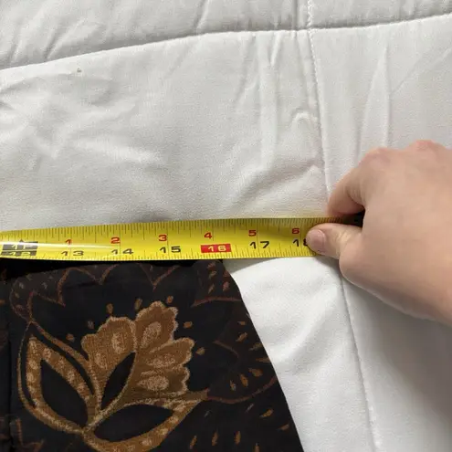 Vintage West End Maxi Skirt Womens Large Brown Floral Boho Fairy Grunge Y2K 90s