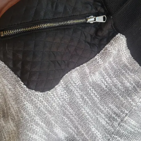 Sneak Peek polycotton joggers, vegan leather detailing w zipper Black