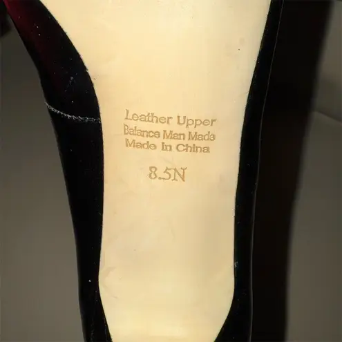 Array Women's Black Mary Jane Block Heel Pumps Size 8.5N