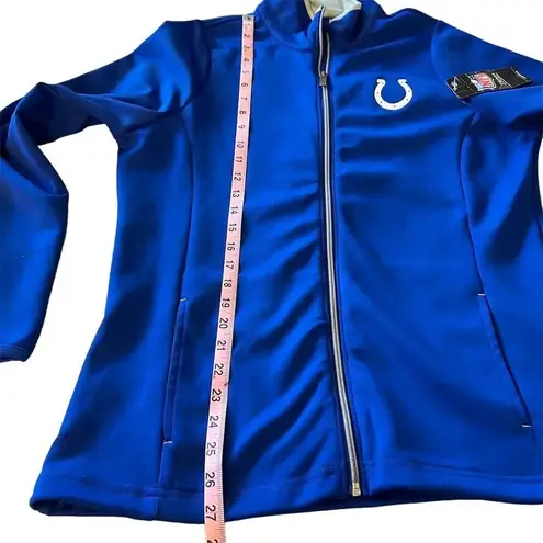 Antigua Women's Indianapolis Colts Full-Zip Jacket Blue Size L NFL Sports