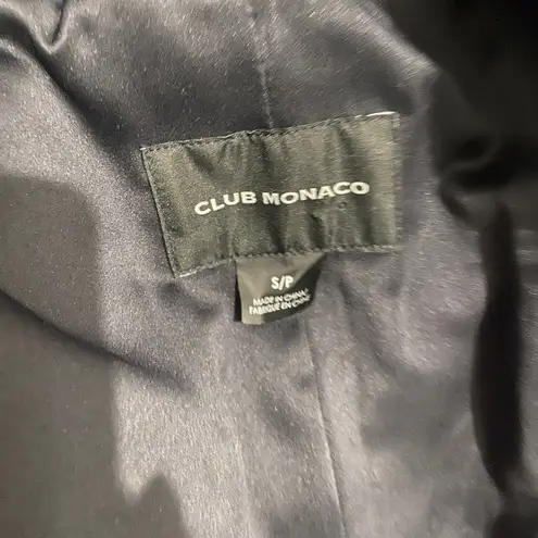 Club Monaco wool blend coat in dark Navy