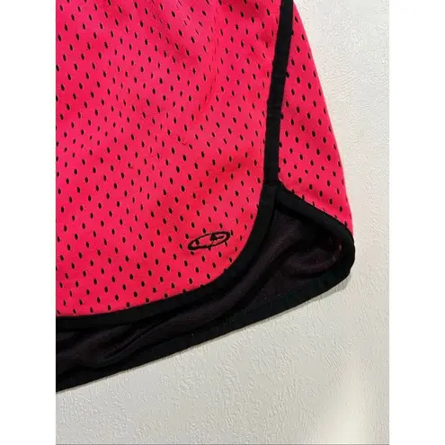 Champion  DuoDry Women’s Athletic Shorts Medium Pink Black Running Workout