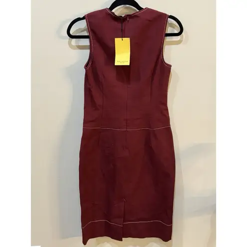 MM.LaFleur M.M.LaFleur Maude Dress - Contrast Stitch Eco Better Than Denim NO BELT Size 0