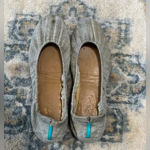 Tieks Silver Lake Flats Size 9