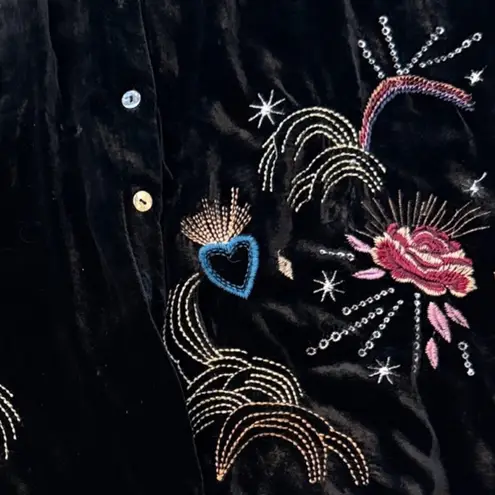 Johnny Was Eden Velvet Voyager tunic NWT