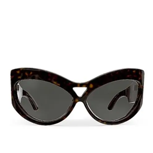 Saint Laurent Cat Eye Sunglasses, Brown Tortoise 67mm New w/Tag - Made in Italy
