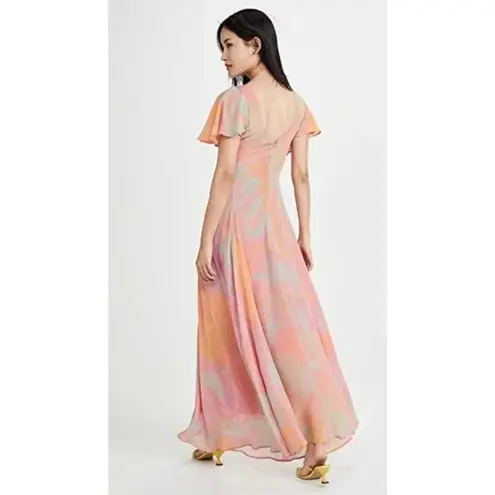 Veda Corazon Maxi in Palma Medium Womens Long Dress Gown Sherbert Pink