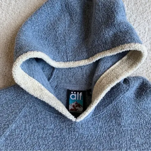 Kuhl Alf By  Women's Small Alfpaca Fleece Blue Hoodie Pullover Sweater‎ Jacket