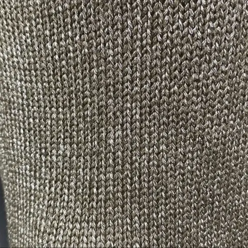 Brave Soul London Green Metallic Sweater Size M