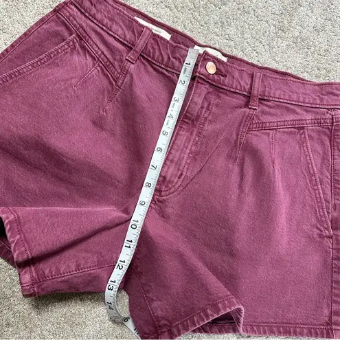 Universal Threads Universal Thread Women’s High Rise Midi Denim Shorts 4” A-Line Pleated 10/30R