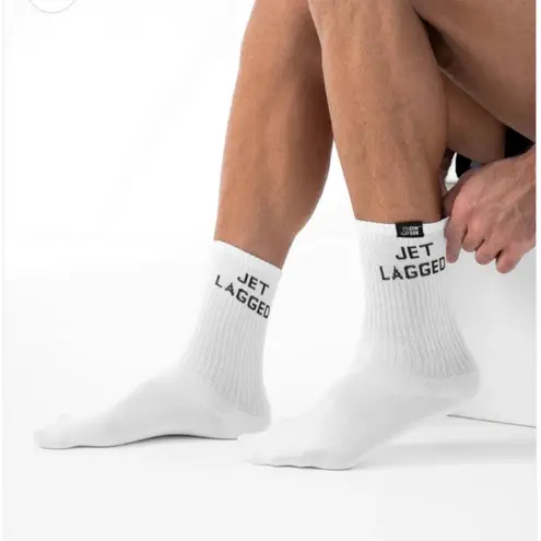 Jet Lagged Gym Sox White