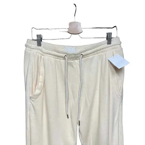 Citizens of Humanity  Laila Casual Fleece Pants Joggers Twilight Cream Size Large