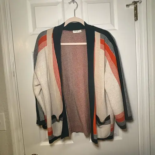 Equipment Anders Kimono Sunfire Scarf Stripe in Multi Color XS