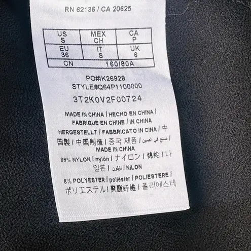 Guess  Bling Black/Red Sleeveless Aurelie Double Layer Top