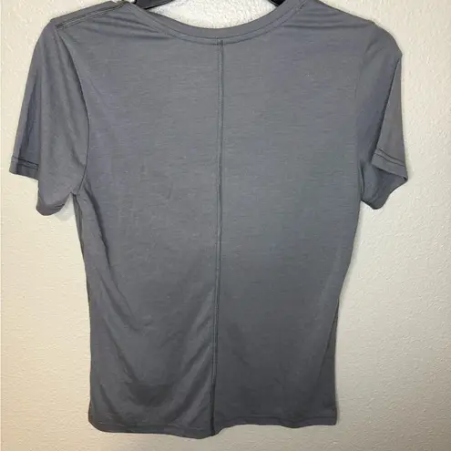 Stio Women's Charcoal Short Sleeve Tee Gray Size XS